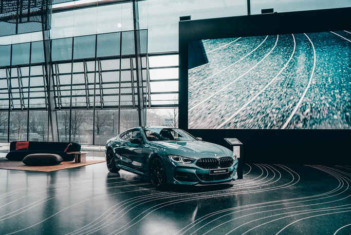 car on display